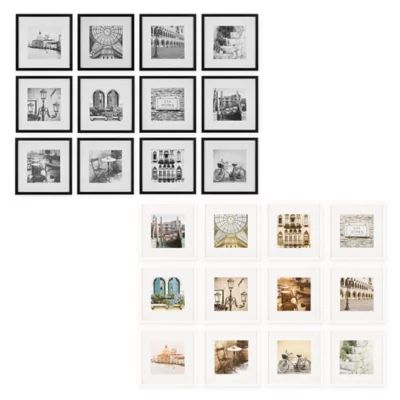 Gallery Perfect 12-Piece Wall Frame Set with White Mat | Bed Bath & Beyond | Bed Bath & Beyond