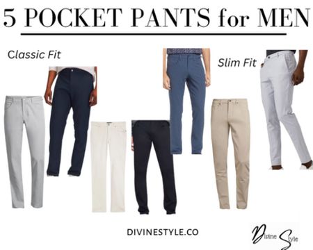 Be comfortable & stylish wearing these 5 pocket pants.

#LTKmens