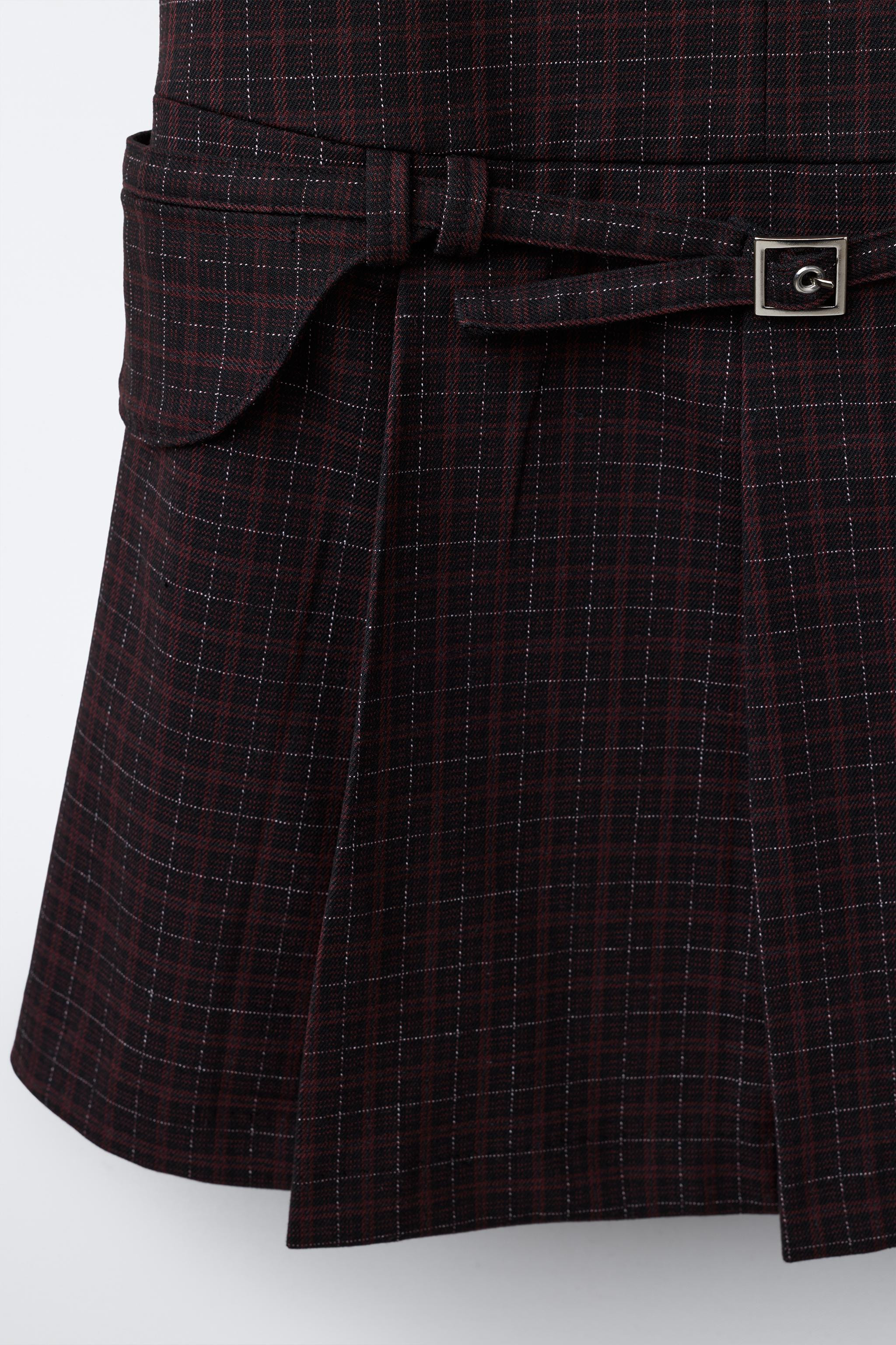 PLAID PINAFORE DRESS | Zara US