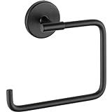 Delta Faucet 759460-BL Wall Mounted Trinsic Towel Ring in Matte Black | Amazon (US)