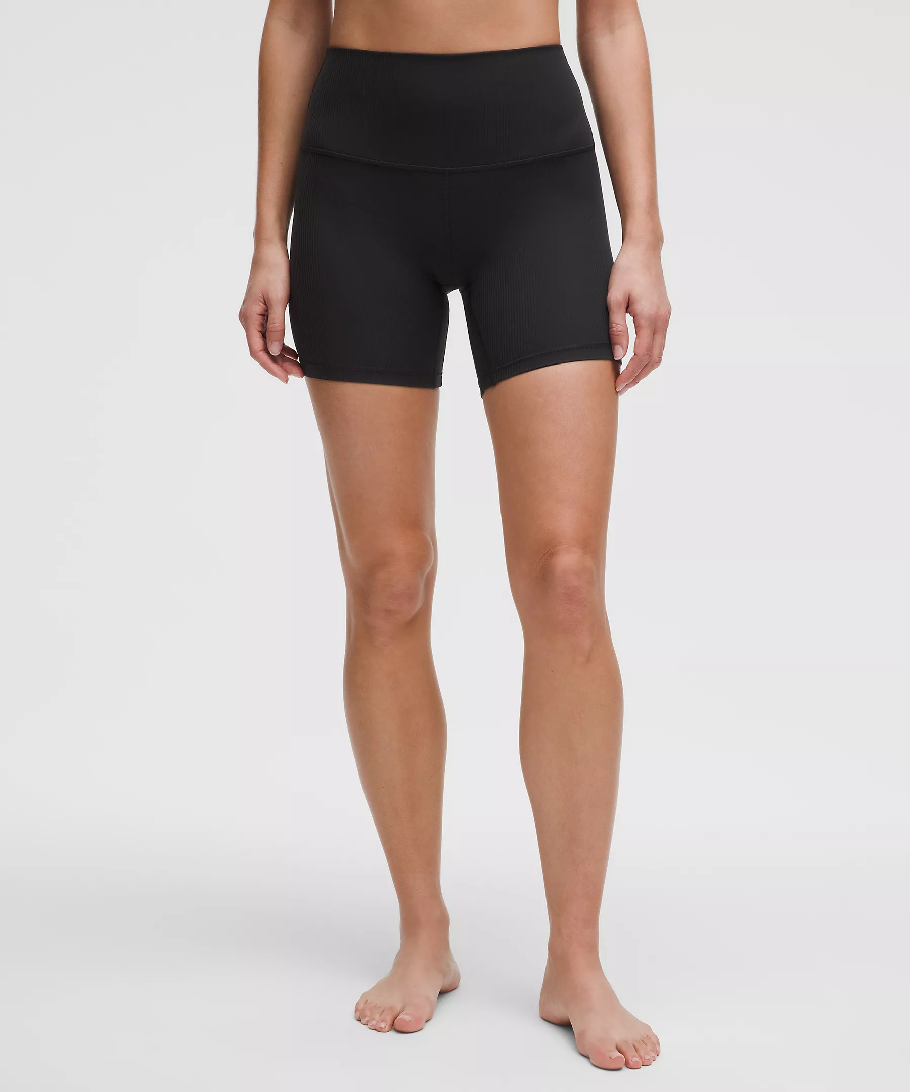 lululemon Align™ High-Rise Ribbed Short 6" | Women's Shorts | lululemon | Lululemon (US)