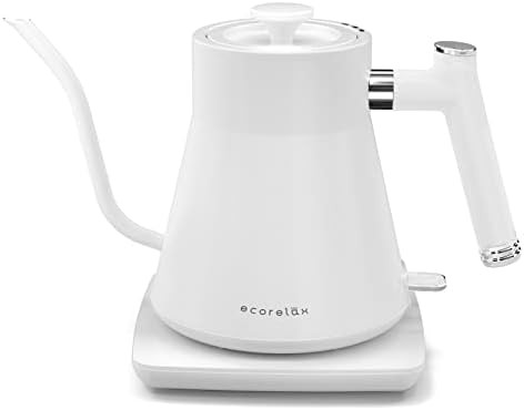 ECORELAX Gooseneck Electric Kettle, Pour Over Coffee and Tea Kettle, 100% Stainless Steel Inner w... | Amazon (US)
