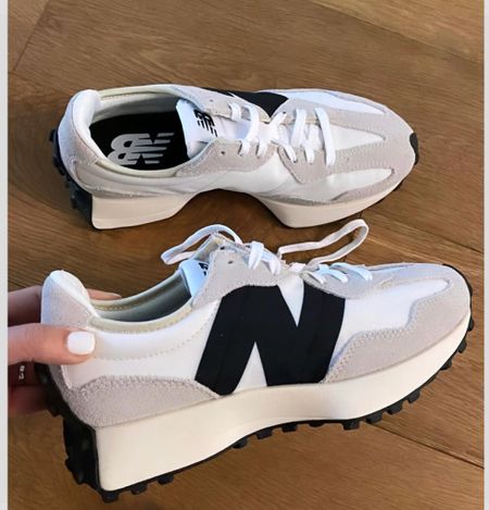 These sneakers go with everything and are super light and easy to pack on trips! 

327 new balance 
Shoes
White and black sneakers

#LTKshoecrush #LTKfindsunder100 #LTKActive
