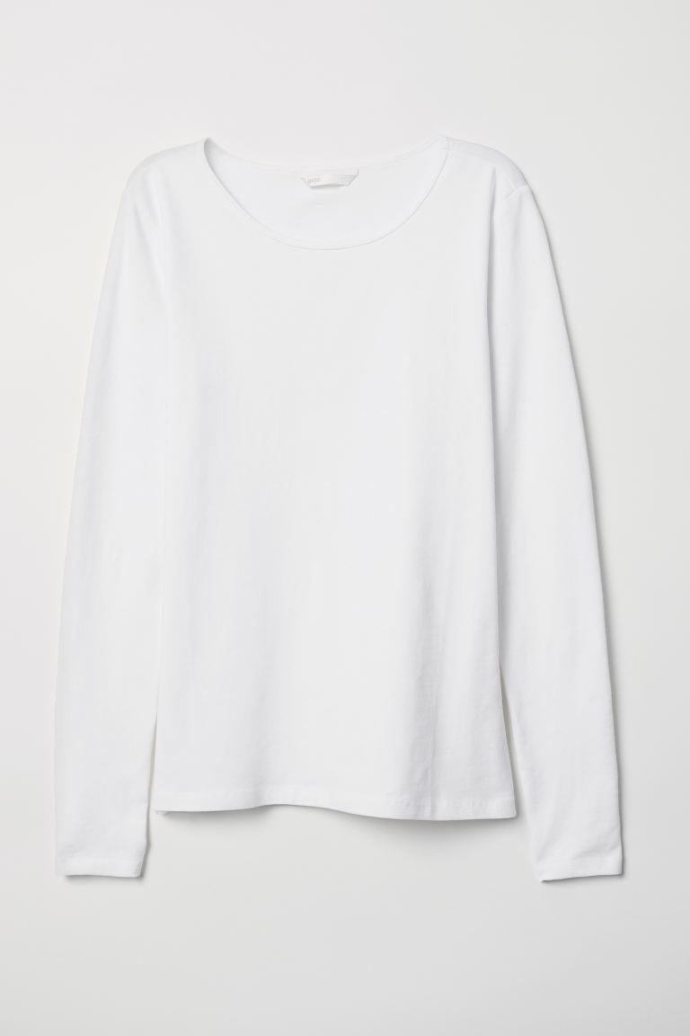 Long-sleeved Jersey Top | H&M (US + CA)