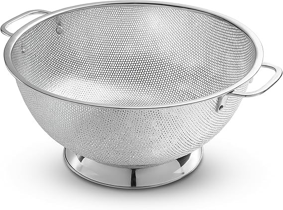 Bellemain Colander for Kitchen – 5 Qt Stainless Steel Strainer with Handle - 18/8 Pasta Straine... | Amazon (US)