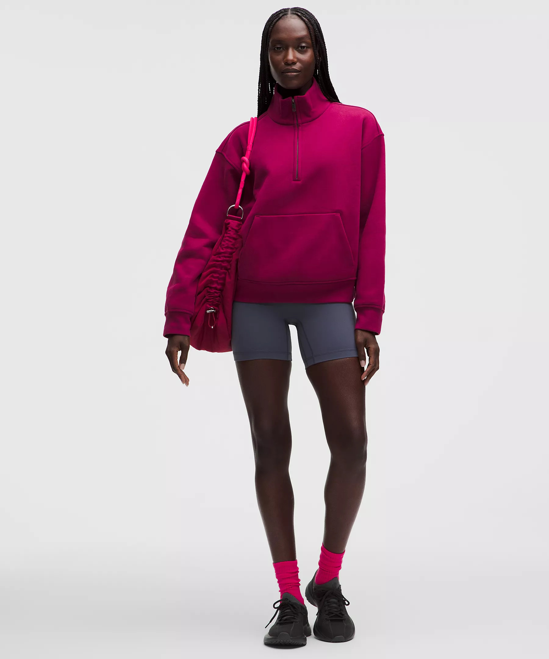 Women's Steady State SuperLoft Funnel-Neck Half Zip | Lululemon (US)