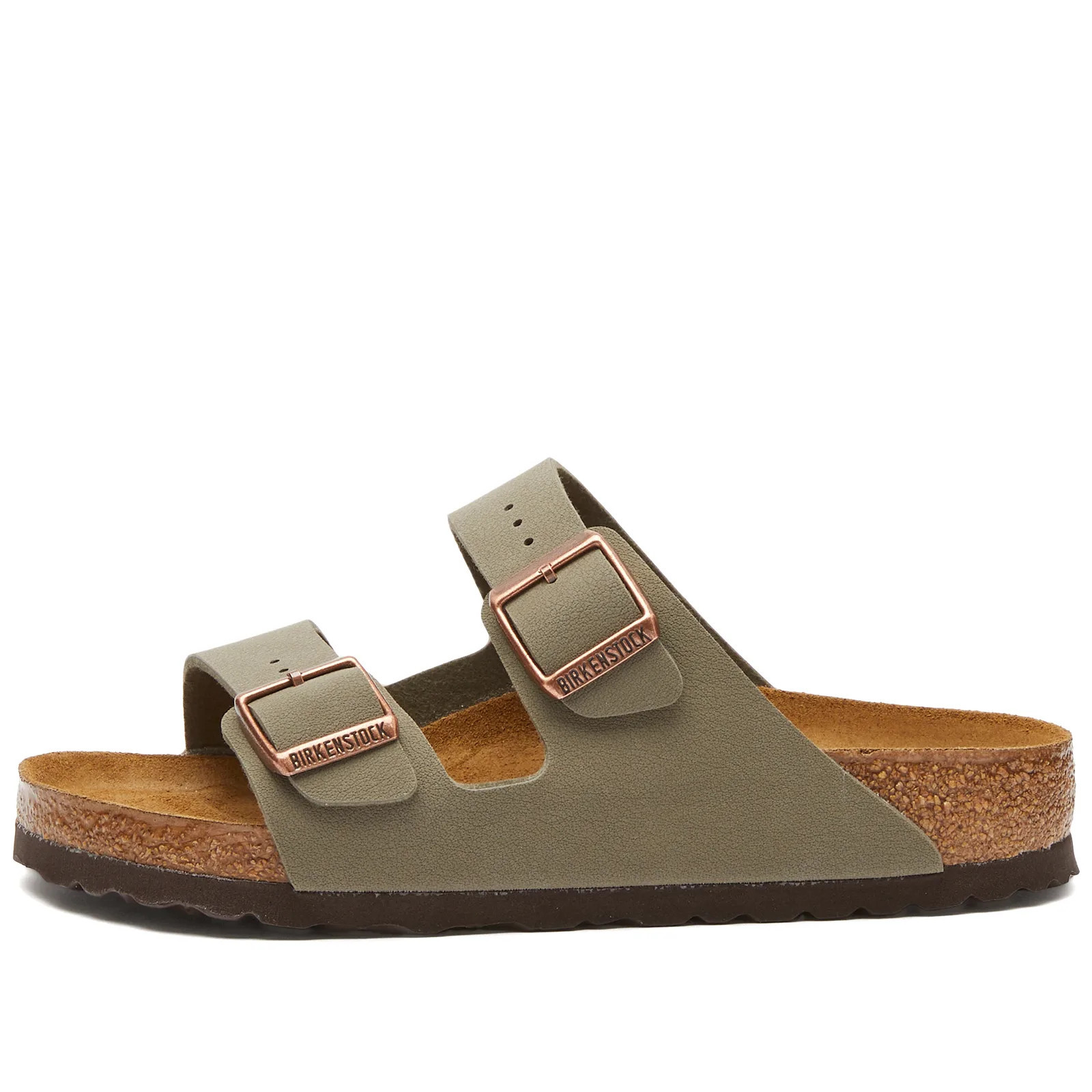 Birkenstock Arizona in Stone Birkibuc, Size UK 4.5 | END. Clothing