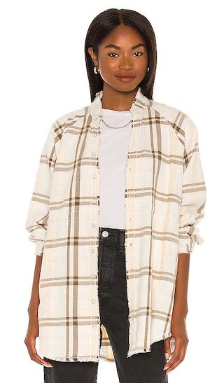 Summer Daydream Plaid Shirt in Ivory Combo | Revolve Clothing (Global)