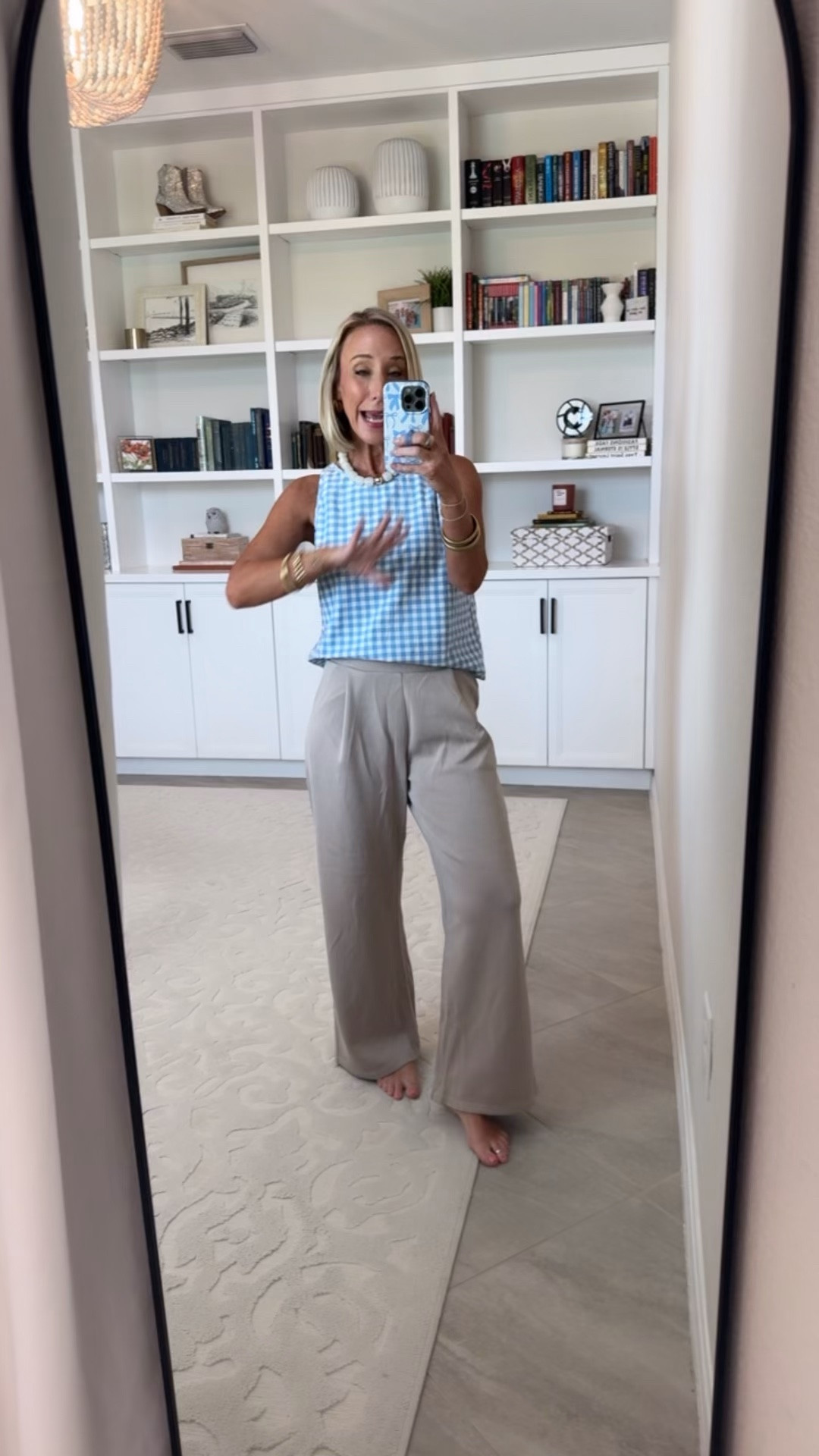 Orded these pants in a petite and they are perfect! Packing them for Italy!! 
(Wearing an xs, petite in the pants and the top is a set)

#LTKTravel #LTKPetite #LTKOver40