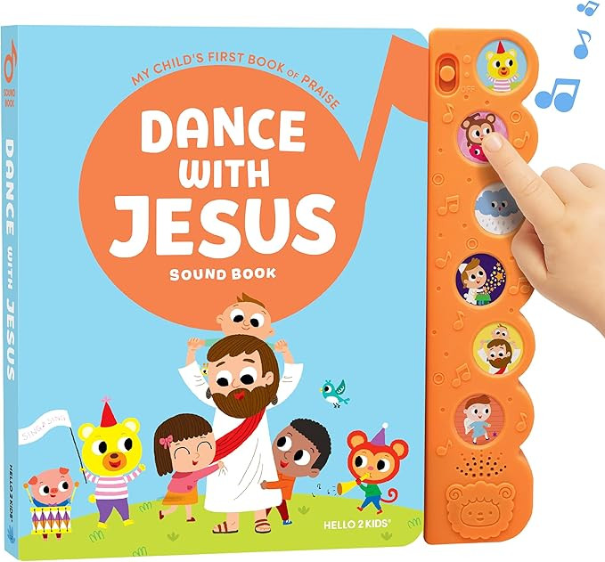 Dance with Jesus Christian Sound Books for Kids - 6 Bible Songs for Toddlers – Christian Easter... | Amazon (US)