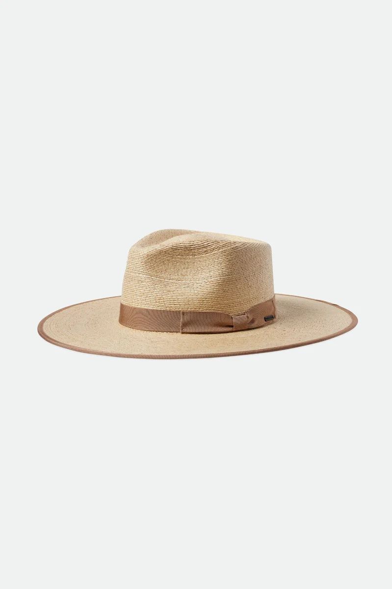 Women's Jo Straw Rancher Hat in Natural/Natural | Brixton