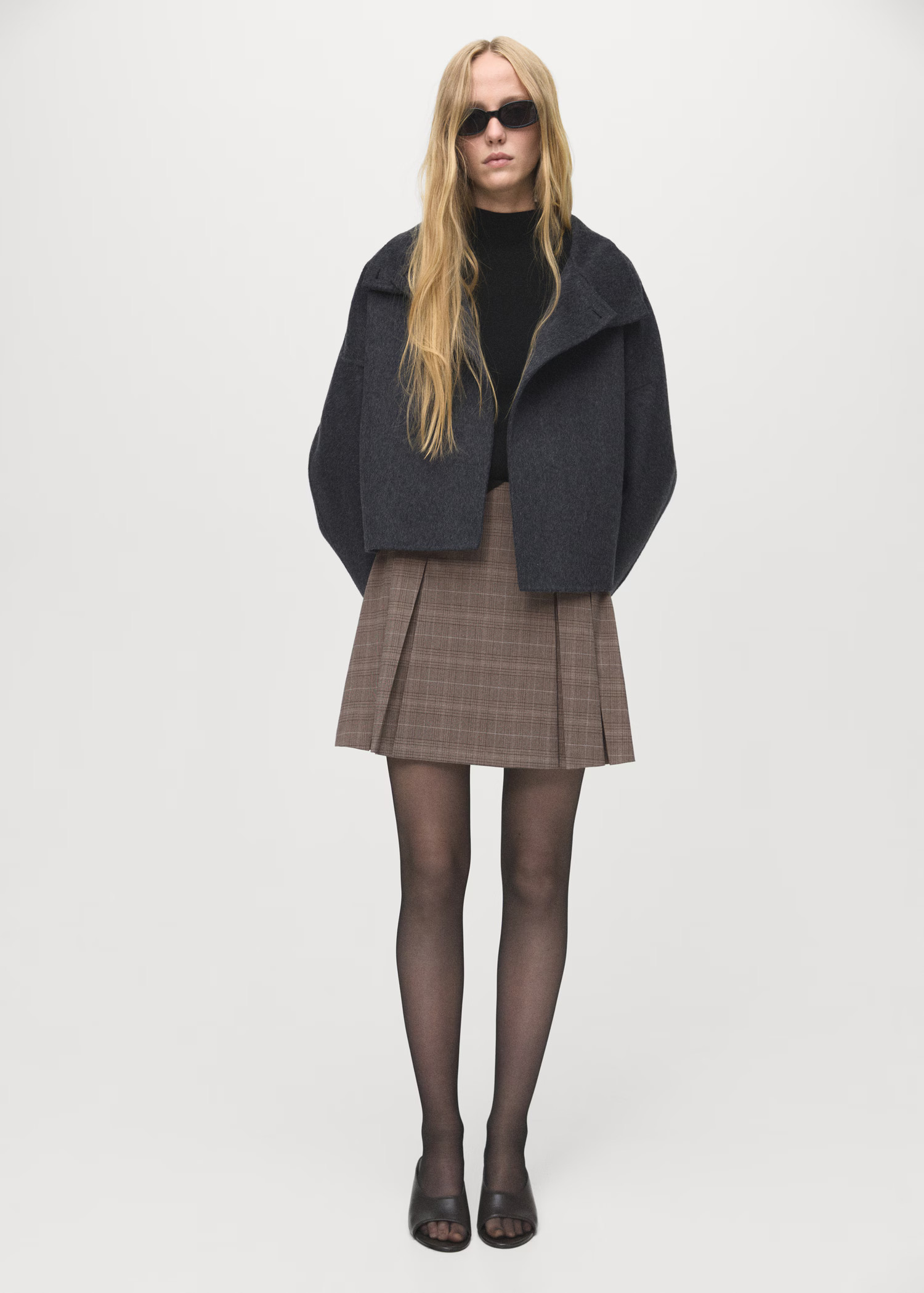 Pleated mini-skirt | MANGO (UK)