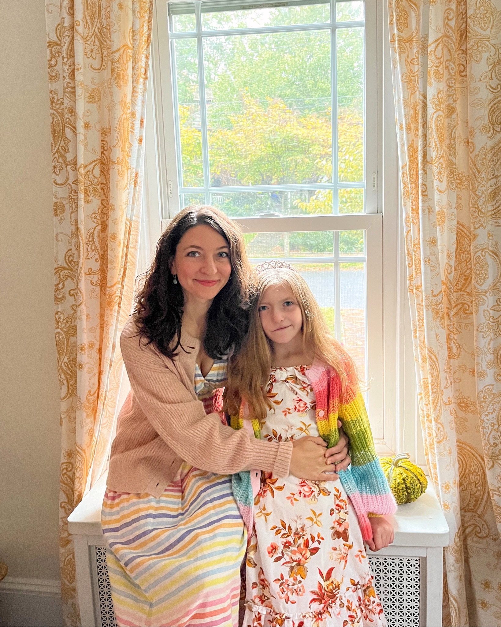 Rainbow colors for fall 💕 I bought this cardigan for Amelia on sale at the end of last season & bought my dress at the end of summer & it’s still on sale right now! Linking some of my favorite colorful pieces for when you need a little color right now 😊 

#LTKfamily #LTKSeasonal #LTKsalealert