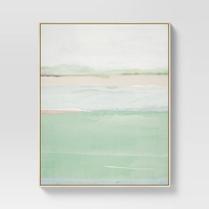 24&#34; x 30&#34; Abstract Framed Wall Art Teal - Project 62&#8482; | Target