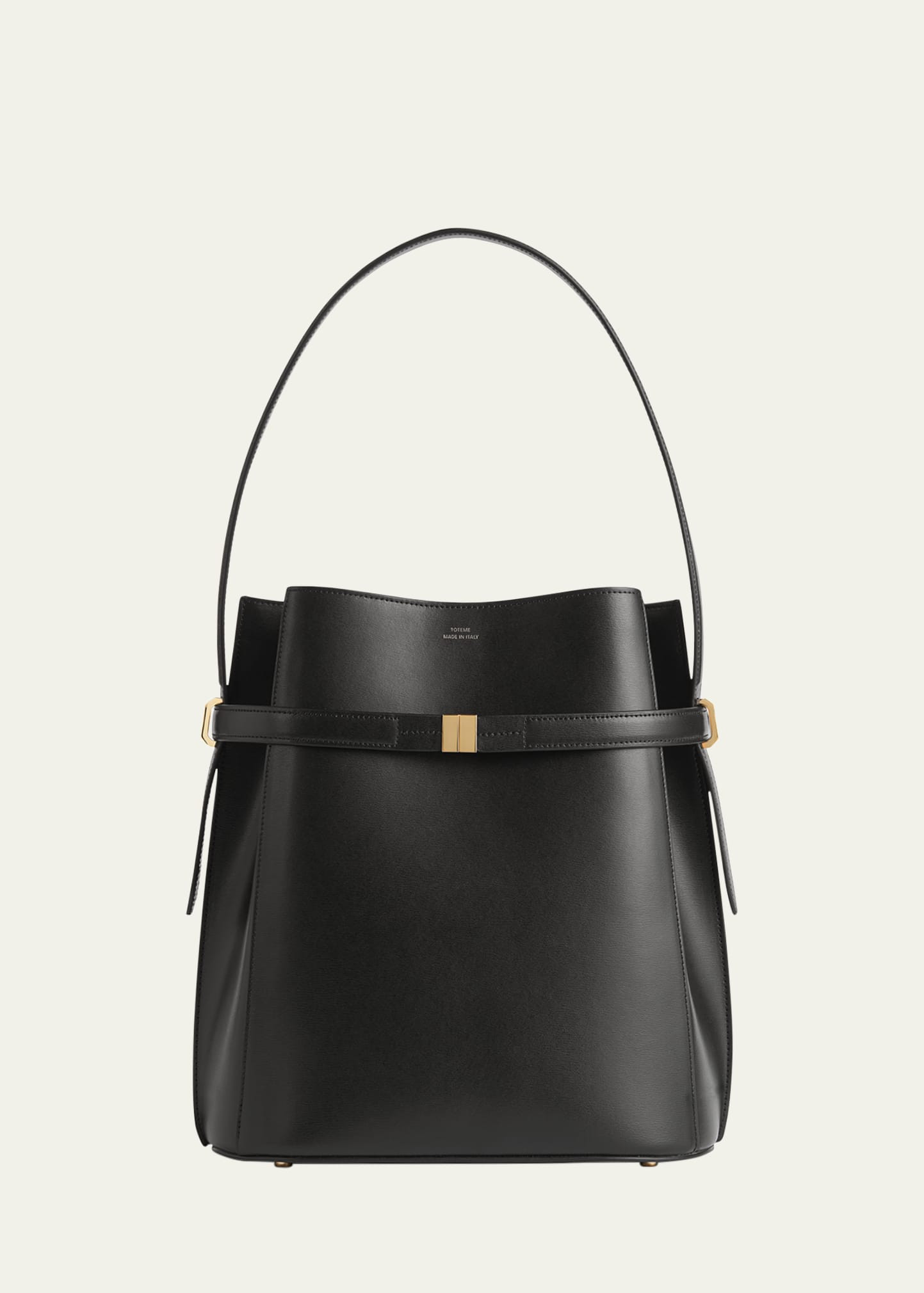 Toteme Belted Napa Leather Bucket Bag | Bergdorf Goodman