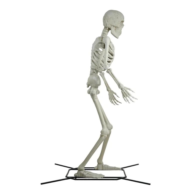 Halloween Giant Poseable 10' Skeleton Decoration by Way To Celebrate | Walmart (US)