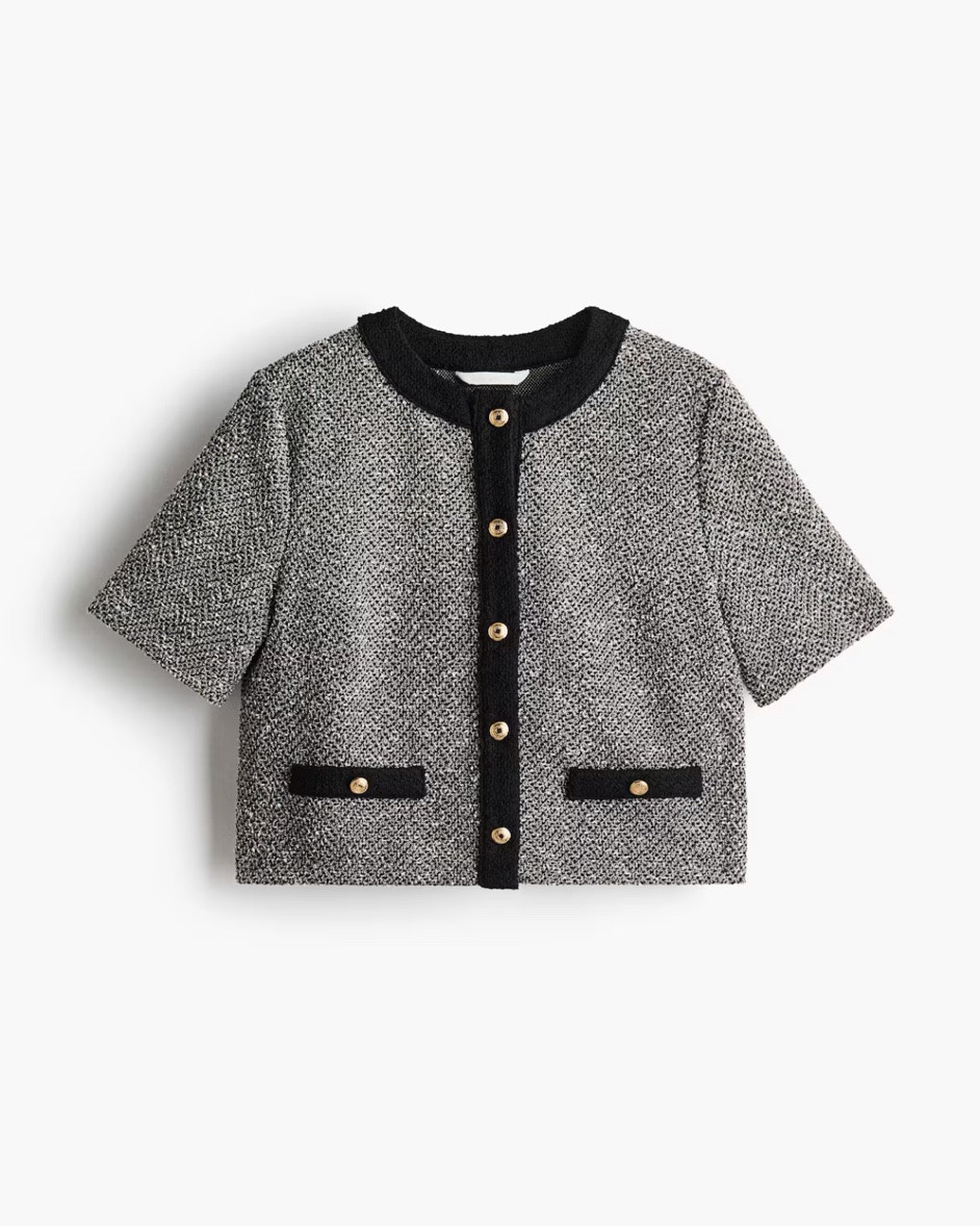 Tweed boucle shirt sleeve lady jacket

#LTKSeasonal
