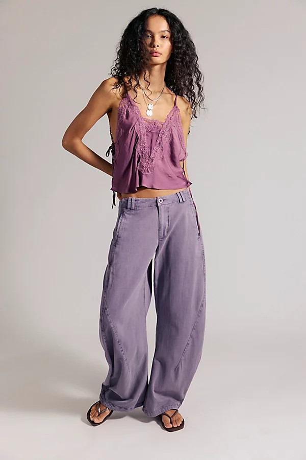 Spotlight Washed Barrel Chino Trousers | Free People (Global - UK&FR Excluded)