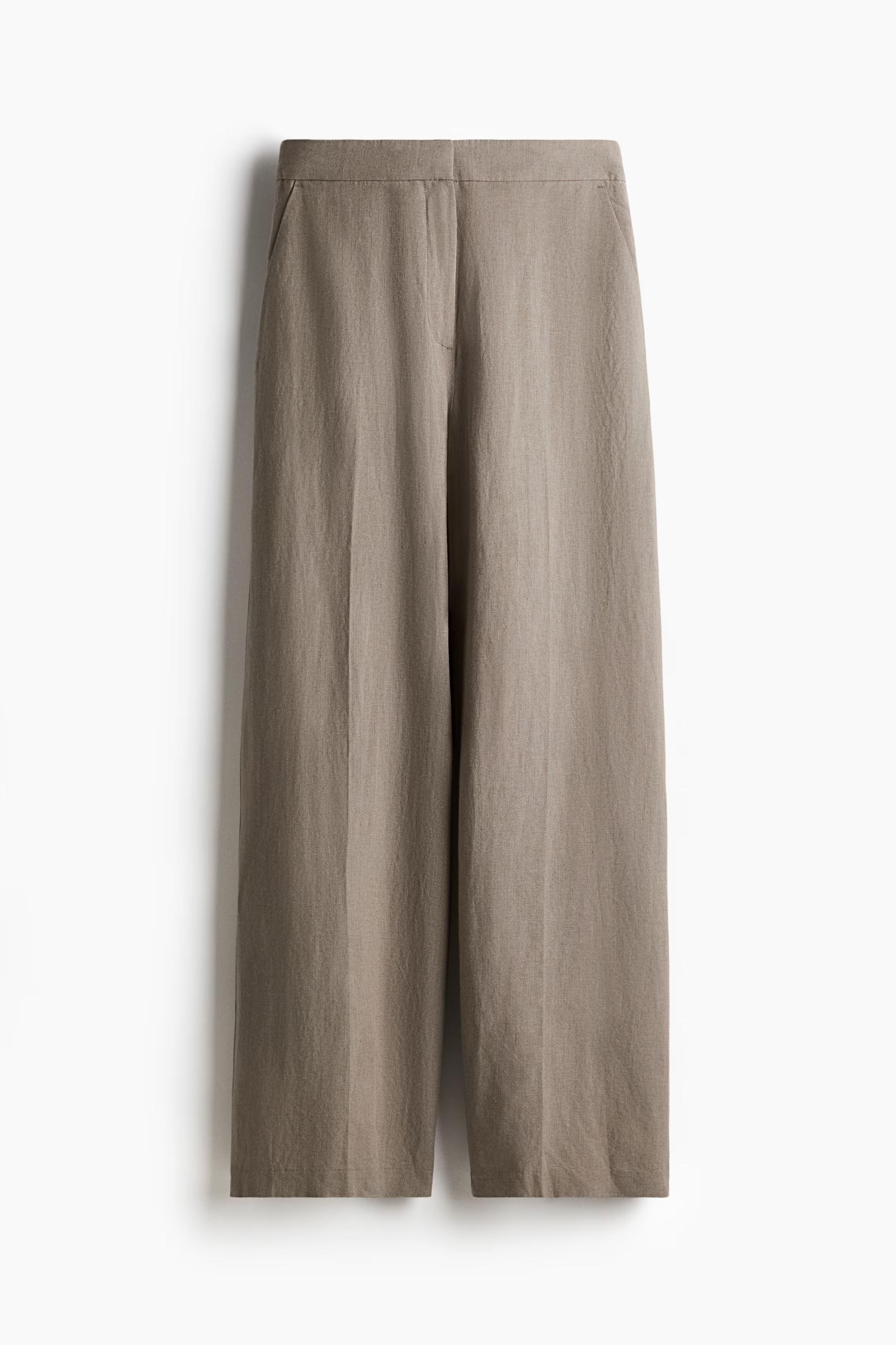 Wide linen-blend trousers | H&M (UK, MY, IN, SG, PH, TW, HK)