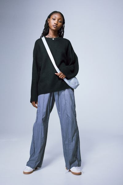 Sweater - Black/striped - Ladies | H&M US | H&M (US + CA)