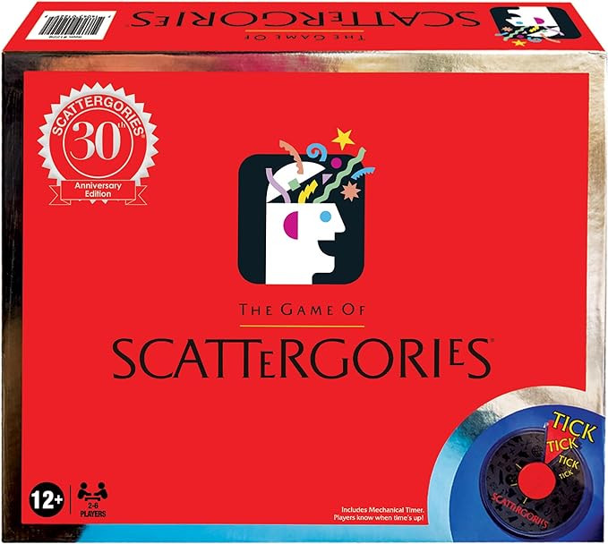 Scattergories 30th Anniversary Edition with Electronic Timer by Winning Moves Games USA, Timeless... | Amazon (US)