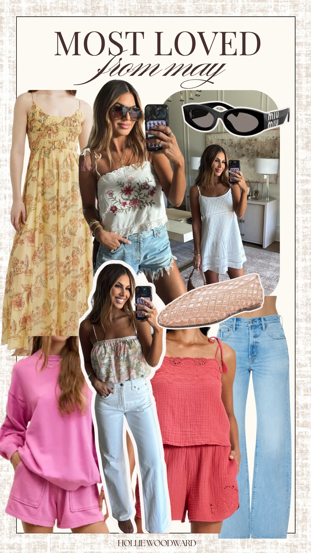 best sellers from may 🌸 wearing a small in tops, shorts, and dresses and a 27 in denim! 

 
