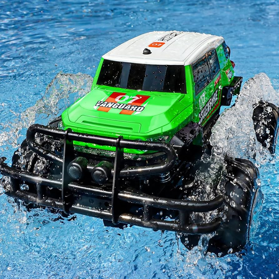 Ruko 1601AMP2 Amphibious RC Truck, 1:10 Scale All Terrains 4WD RC Car, IPX6 Waterproof Monster Tr... | Amazon (US)