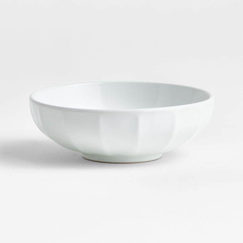 Cafe White Bowl Plate + Reviews | Crate & Barrel | Crate & Barrel