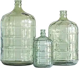 Creative Co-Op Oversized Transparent Vintage Reproduction Glass Bottle with Embossed Rectangle De... | Amazon (US)