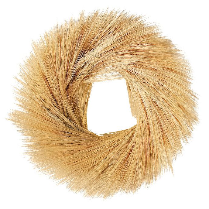 Triticum Dried Wheat Harvest Decor Sheaves Wreath | Ballard Designs, Inc.