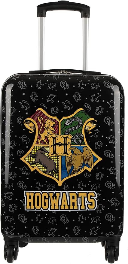Bioworld 20 Harry Potter ABS Carry-on Luggage with PC Film, Black Crest OSFA | Amazon (US)