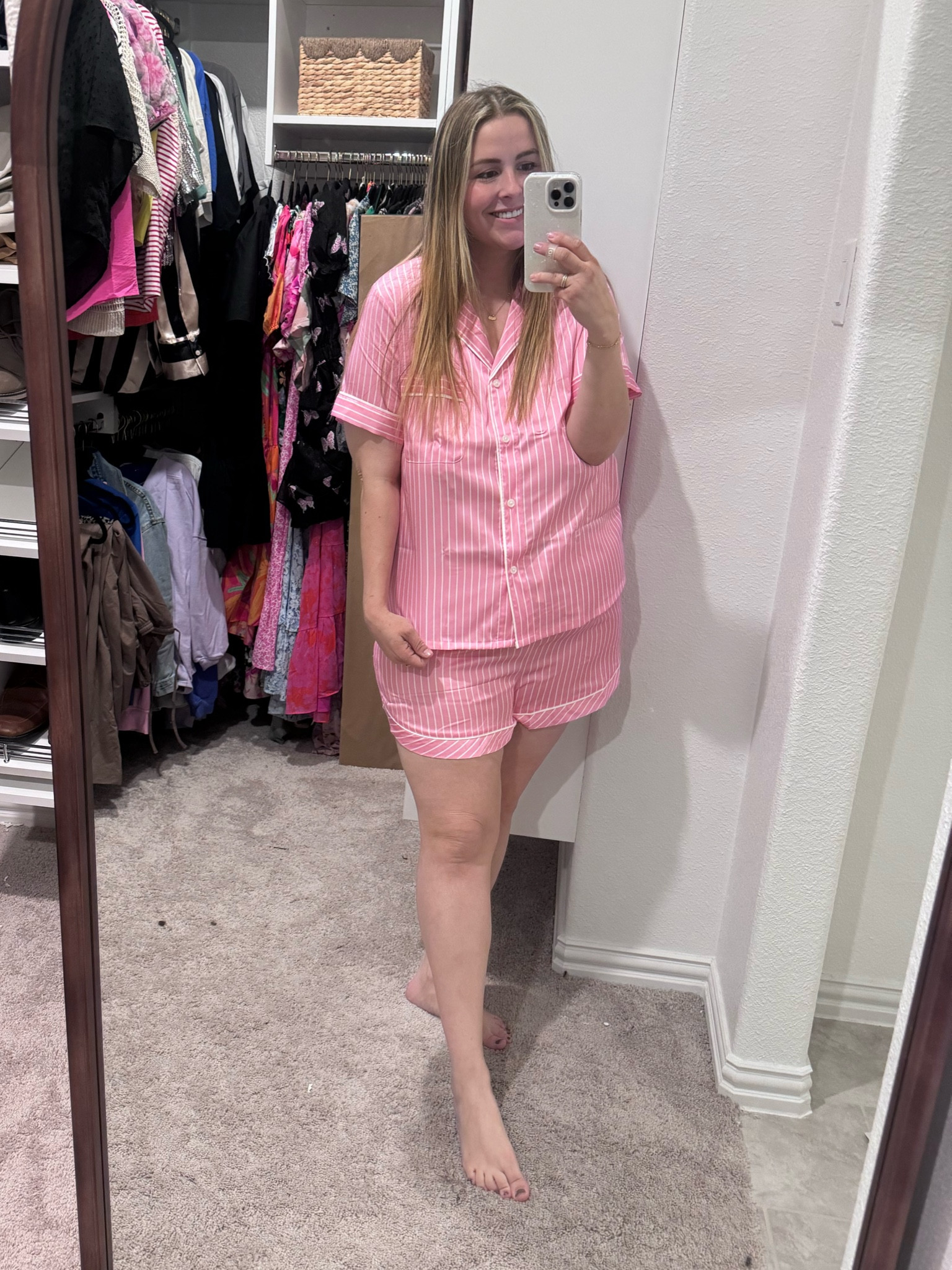 Obsessed with this silky pink striped Stars Above pajama set from Target! Wearing xl #targetfashion #targetfinds 

#LTKstyletip #LTKmidsize