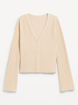 Textured Bouclé Button-Down Sweater | Old Navy (US)