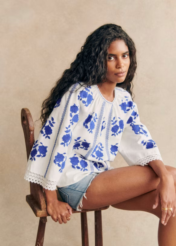 Rina Blouse - Solidarity Creation | Sezane Paris - US