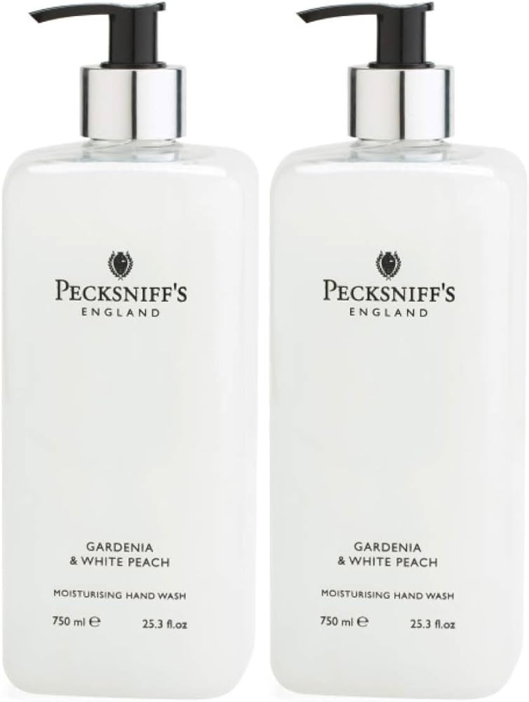 Pecksniffs Gardenia & White Peach Hand Wash Jumbo Size 25.3 Fluid Ounces, 2 Bottles Total (Garden... | Amazon (US)