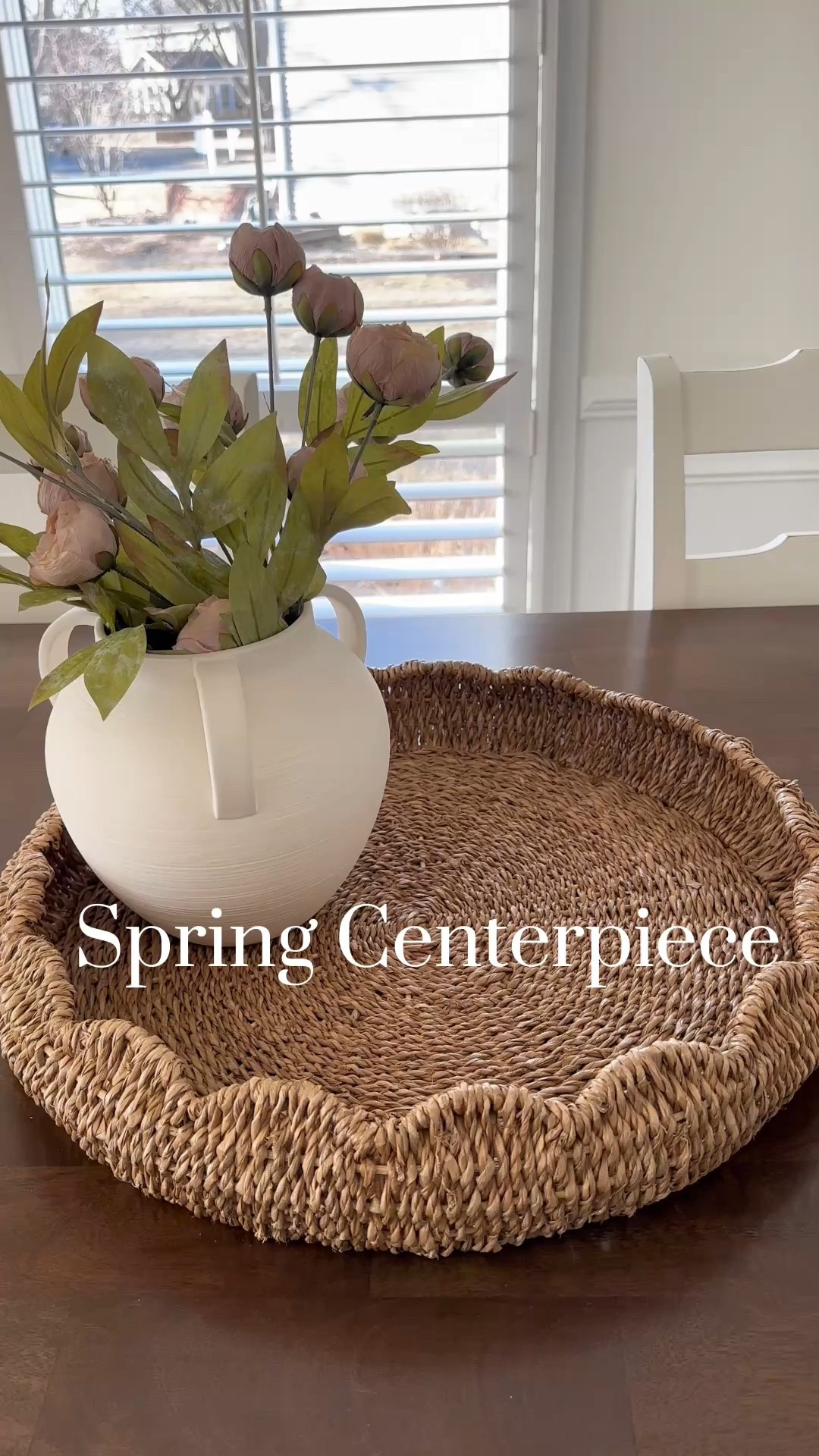 Spring Centerpiece 🐰

Comment EASTER for the links. 🔗🔗🔗

*the tray is from @homegoods 

this spring season!
#easterdecoration #eastercandy #targethomedecor #springdecor #springflorals #centerpieceideas #centerpiecedecor #rattandecor

#LTKSeasonal #LTKSaleAlert #LTKHome