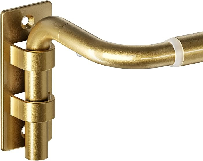 ENJOYBASICS Blackout Curtain rod for windows 48 to 84, Wrap Around Curtain Rods for Bedroom, Livi... | Amazon (US)