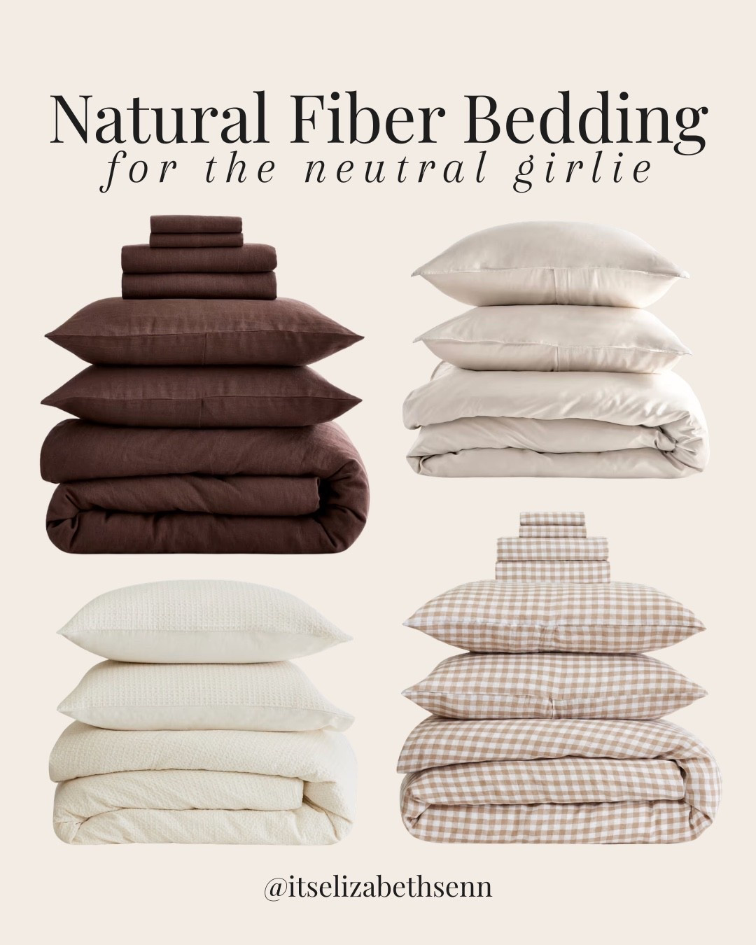 Neutral girlies… these @Quince  duvet sets are the kind of bedding that make you want to crawl into bed at 8pm - natural fibers, soft texture, and the dreamiest relaxed look 🤎

// quince duvet set // natural fiber bedding // linen duvet cover // cotton duvet set // neutral bedding // cozy bedroom decor // relaxed bedroom aesthetic // breathable bedding // minimalist bedroom // luxury bedding for less // neutral home finds // soft textured bedding // cozy home essentials // bedding refresh //

#LTKHome