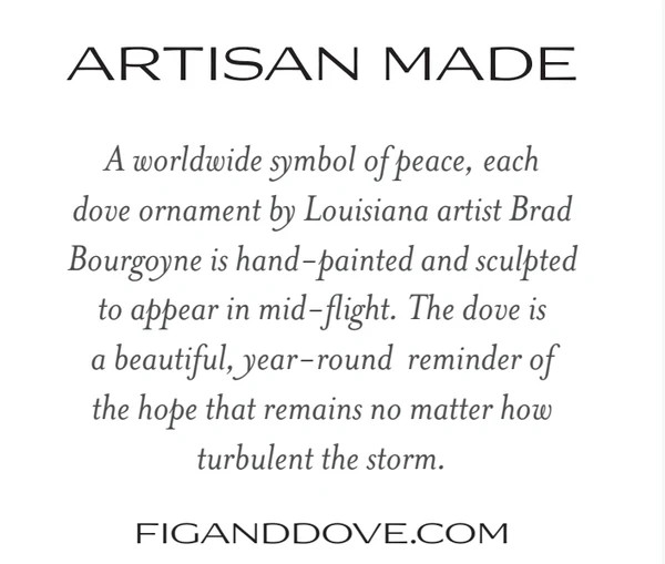 Acrylic Dove | Fig and Dove