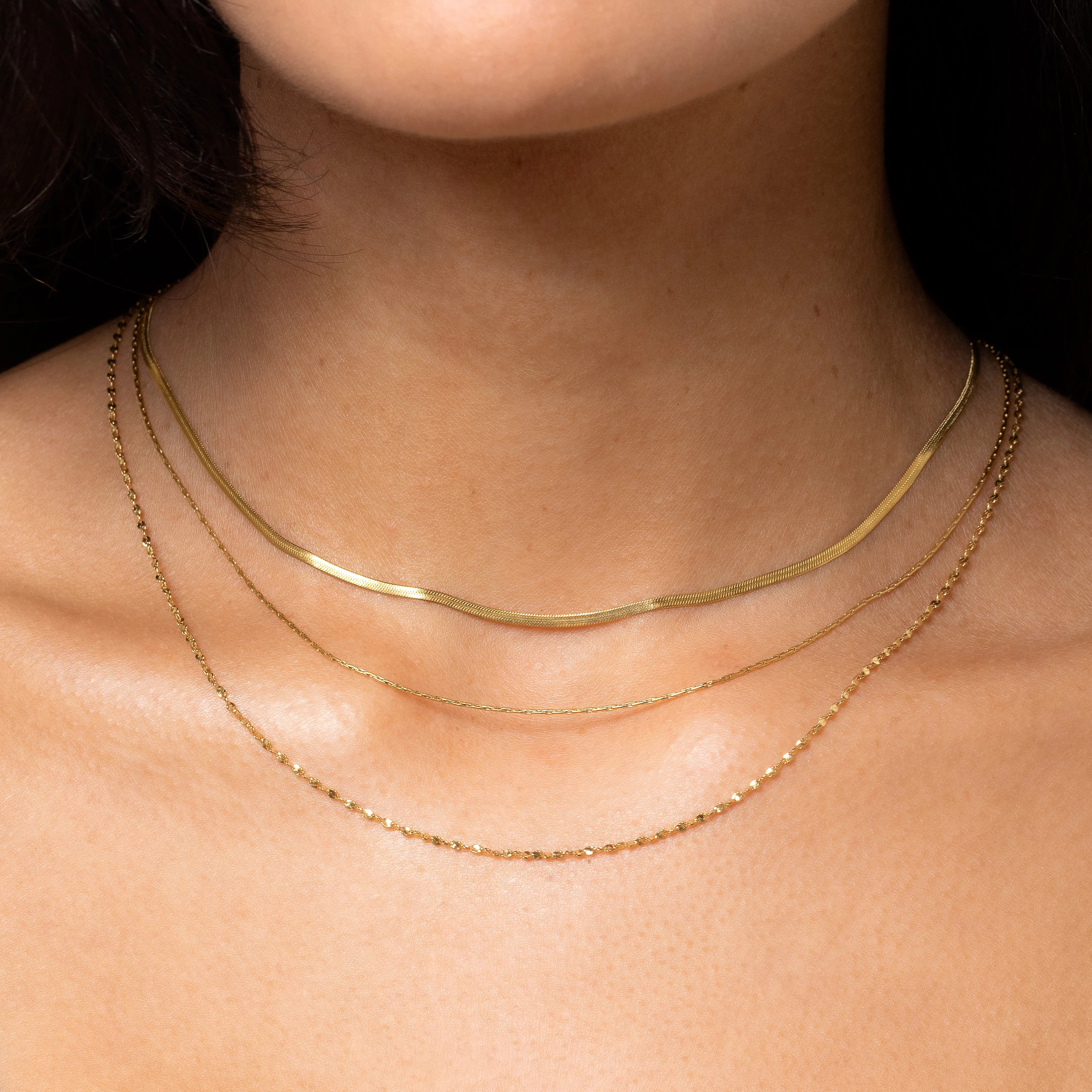Renee Layered Chain Necklace | Victoria Emerson