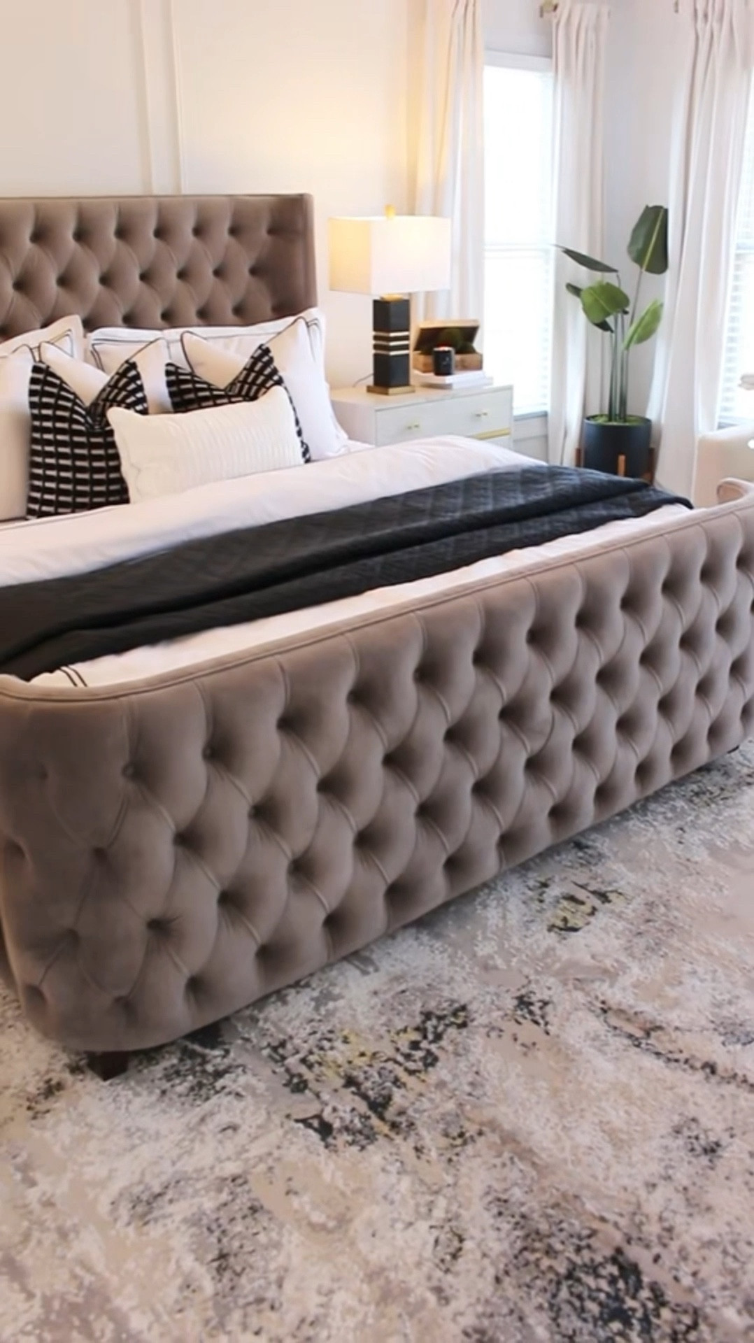 A little before and after of my master bedroom makeover! From DIY Wall Moulding to new bedroom furniture and bedding. 

#LTKSaleAlert #LTKHome