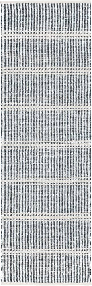 Dash & Albert Malta Blue Striped Handwoven Wool Runner Rug, 2'6"x8' | Amazon (US)