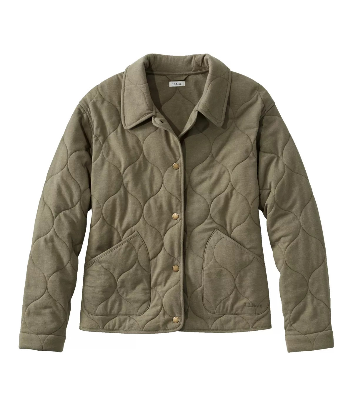 Women's Quilted Knit Jacket | Shirts & Tops at L.L.Bean | L.L. Bean