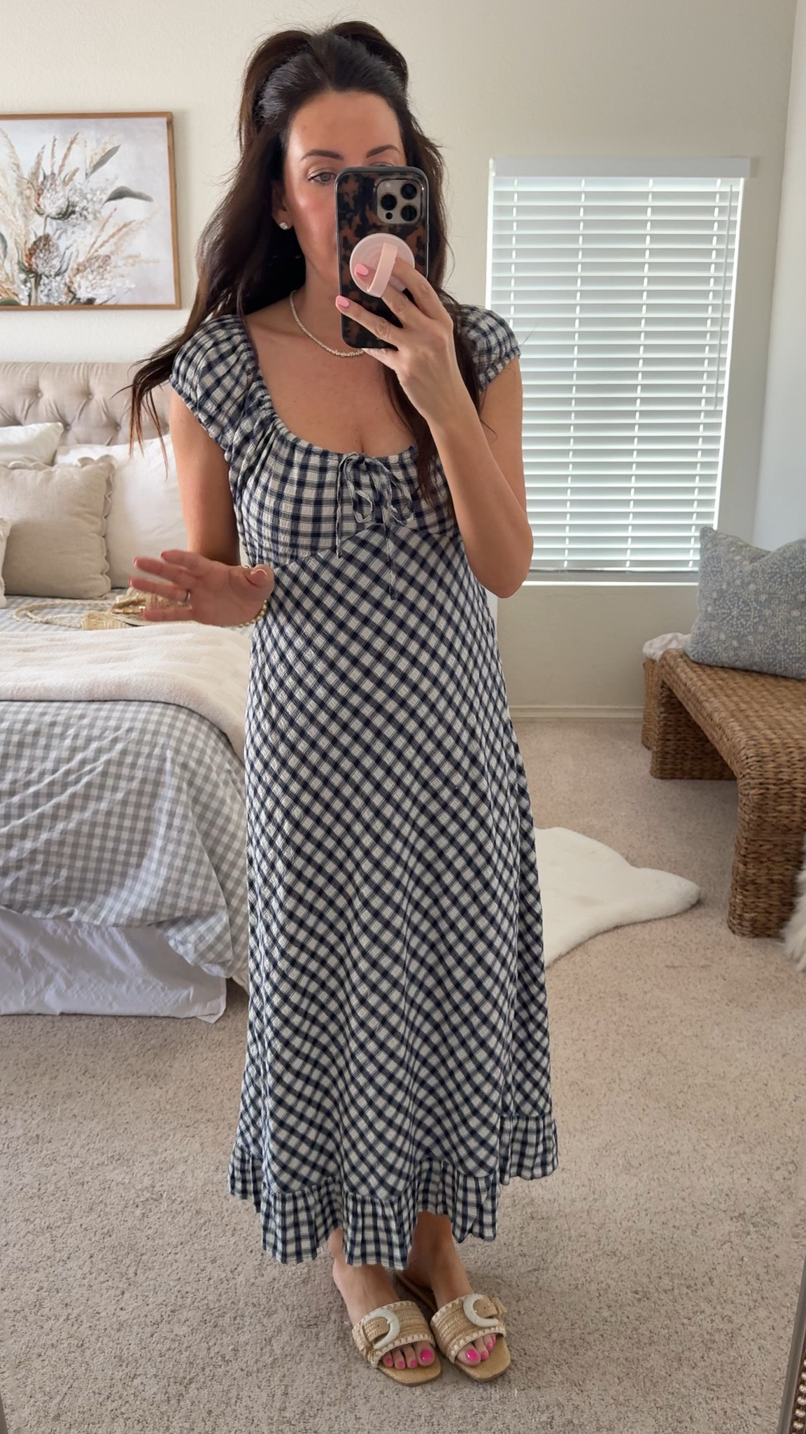 DRESS ON SALE! Wearing a small💙
The shape is simple & flattering and comfy! A great spring dress & it also comes in red 

#LTKSeasonal #LTKSaleAlert #LTKmomlife