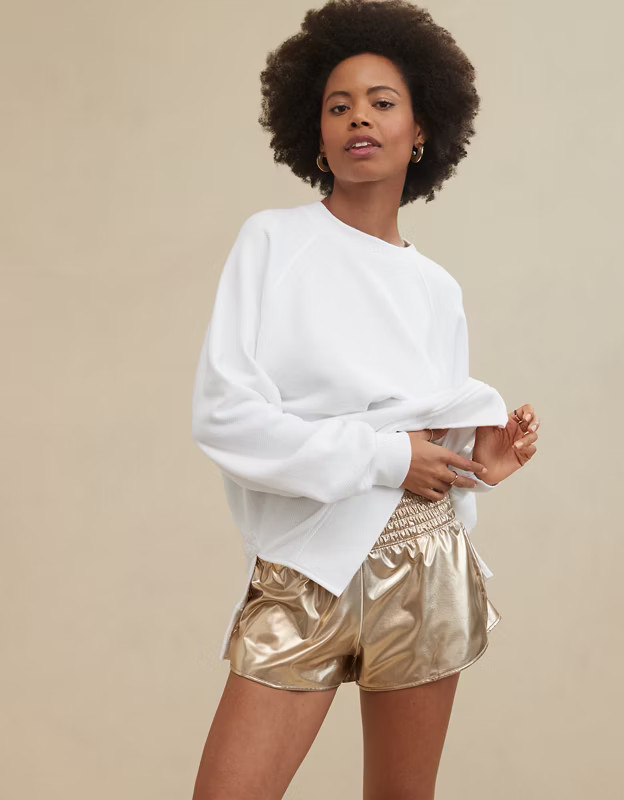 Aerie Beach Party Crew Sweatshirt | Aerie