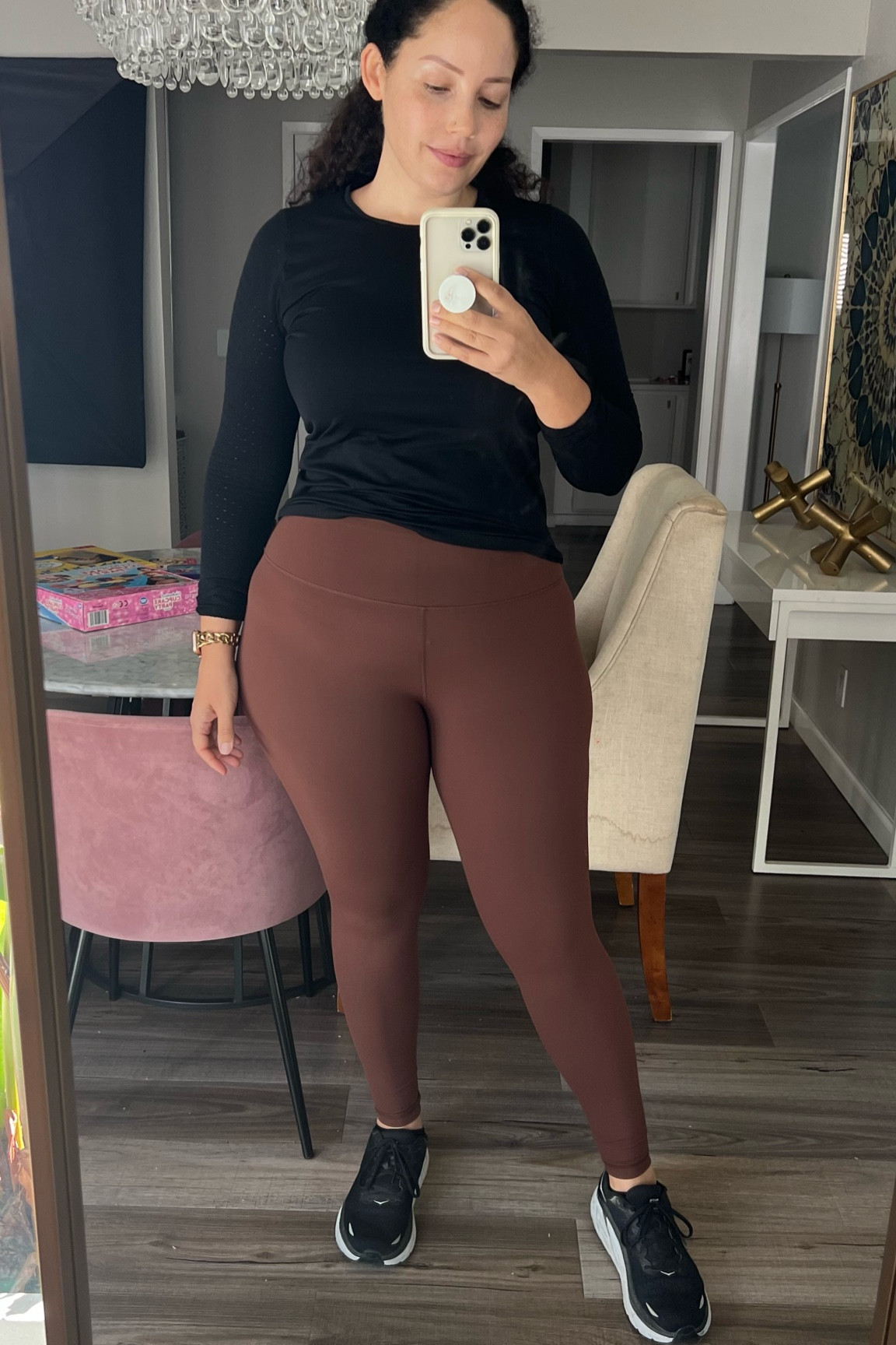 HeyNuts legging — amazing fit, fabric and performance! 

Wearing size L, they run slightly big but have tons of stretch so I’m able to size down from my usual XL. #amazonfashion #amazonfind 

#LTKfitness #LTKover40 #LTKmidsize
