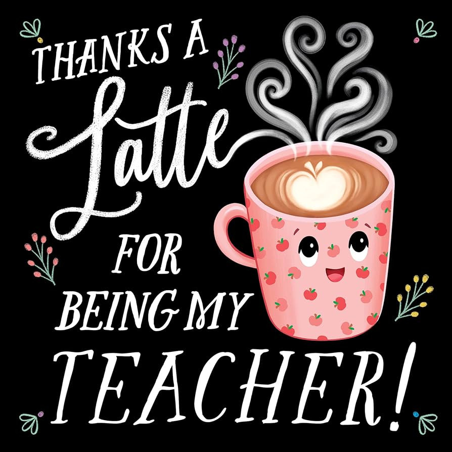 Thanks a Latte for Being My Teacher!: A Sweet and Punny Picture Book of Appreciation for Teachers... | Amazon (US)