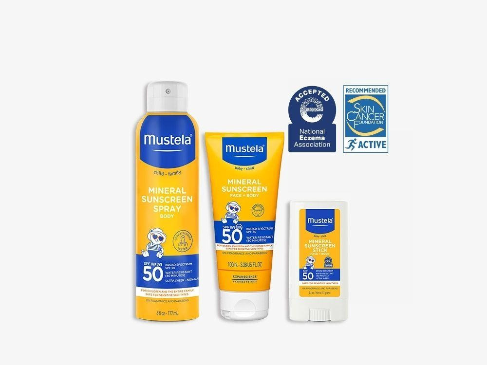 SPF 50 Mineral Sunscreen Bundle | Mustela