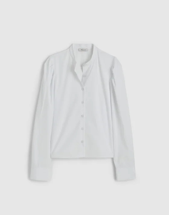 Puff-Sleeve Button-Up Shirt | Madewell