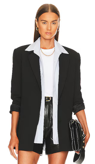 Power Blazer in Black | Revolve Clothing (Global)